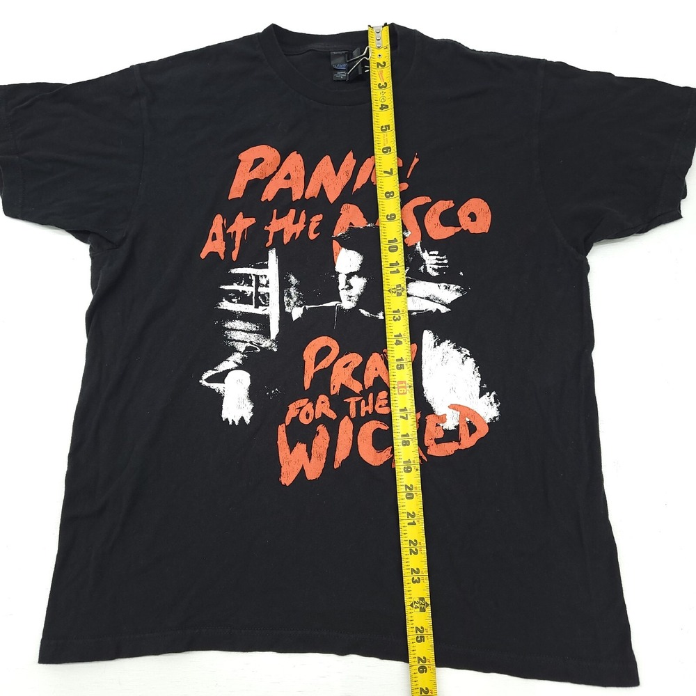 Panic At The Disco PATD‎ T-Shirt Disco Pray For The Wicked Tultex Men's Sz L EUC - Picture 5 of 6